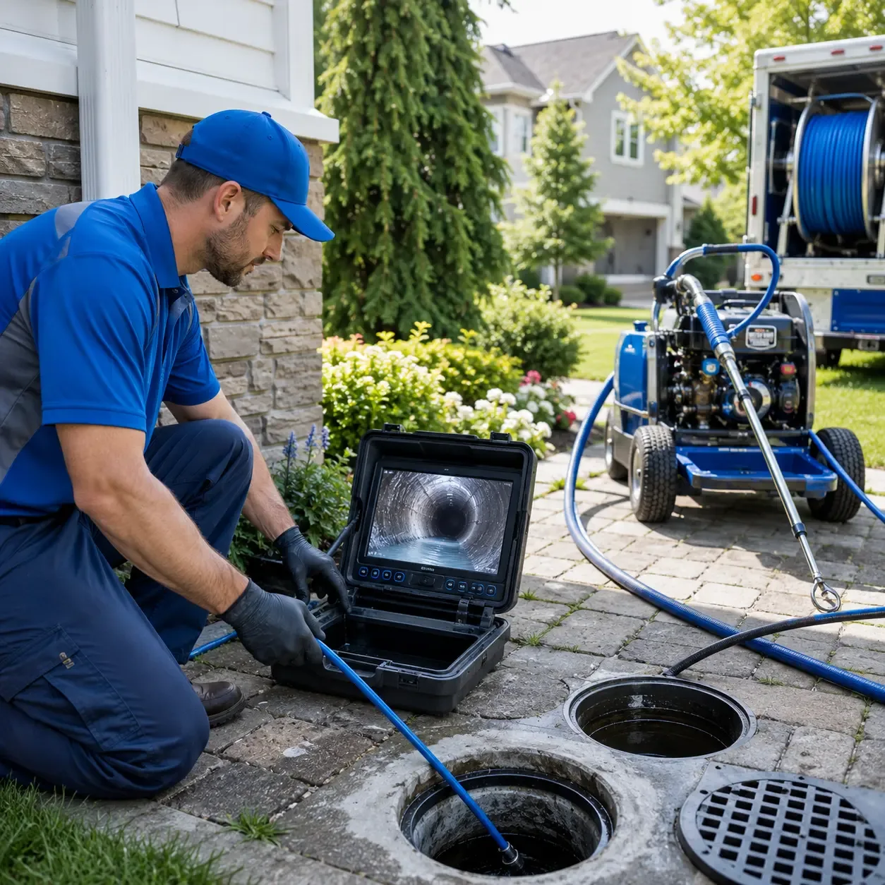 Outdoor drain cleaning professionals serving Bunker, MO